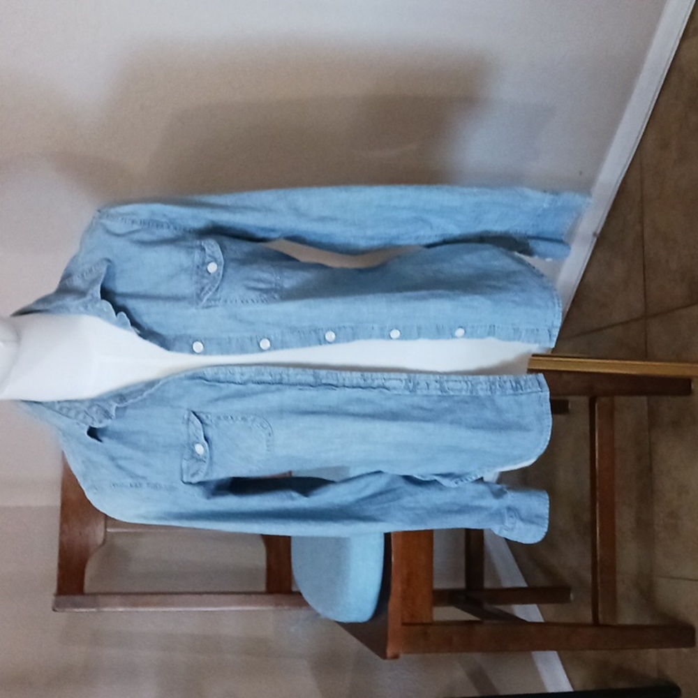 American Eagle Outfitters- Blue Denim Shirt